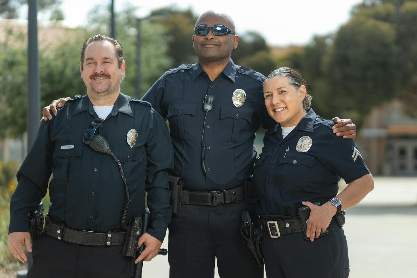 A law enforcement officer on duty.