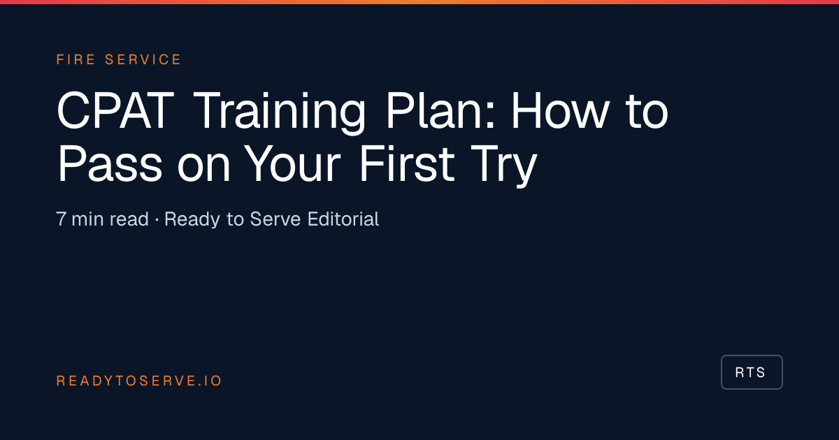 CPAT Training Plan: How to Pass on Your First Try | Ready to Serve